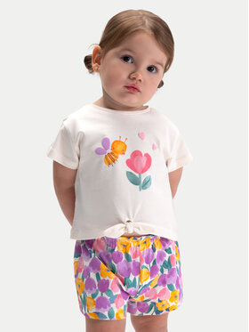 Mayoral Mayoral 2er-Set T-Shirts und Shorts 1206 Violett Regular Fit