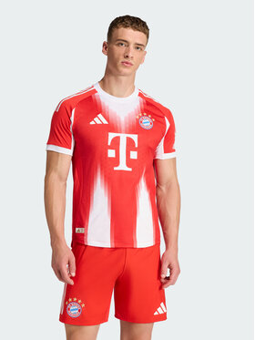 adidas adidas Koszulka techniczna FC Bayern Czerwony Slim Fit