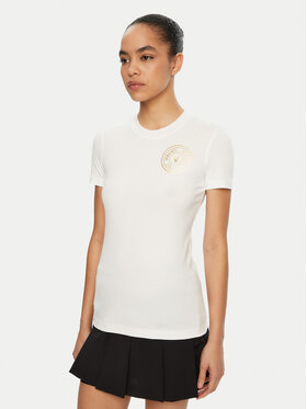 Versace Jeans Couture Versace Jeans Couture T-Shirt 78HAHT00 Λευκό Regular Fit