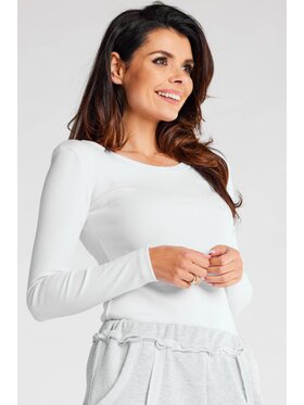Infinite You Infinite You Blúzka M284 Biela Basic Fit