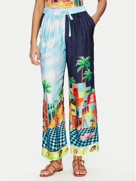 Seafolly Seafolly Bavlnené nohavice Cuba 55441-PA Farebná Relaxed Fit