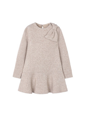 Mayoral Mayoral Плетена рокля 4991 Бежов Regular Fit