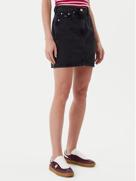 Tommy Jeans Tommy Jeans Дънкова пола DW0DW21275 Черен Mom Fit