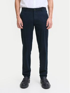 Jack & Jones Jack & Jones Chino nohavice Marco Bowie 12279659 Modrá Slim Fit