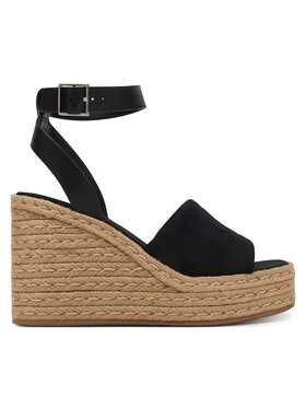 Calvin Klein Calvin Klein Espadryle Wedge Espad 70 Neopr Mg HW0HW03014 Czarny