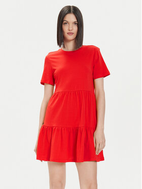 ONLY ONLY Kleid für den Alltag May 15286934 Rot Regular Fit