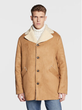 United Colors Of Benetton United Colors Of Benetton Преходно палто 23HVUN01R Кафяв Regular Fit