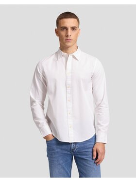 Lee Lee Koszula LS CLEAN SHIRT Biały Regular Fit