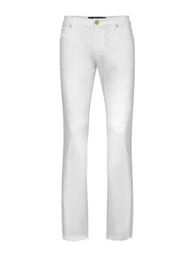 Billionaire Billionaire Jeansy 17547 Biały Straight Leg