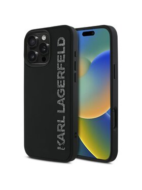 KARL LAGERFELD KARL LAGERFELD Etui na telefon Apple iPhone 16 Pro Max Czarny