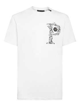 PHILIPP PLEIN PHILIPP PLEIN T-shirt 6803 Bianco Regular Fit