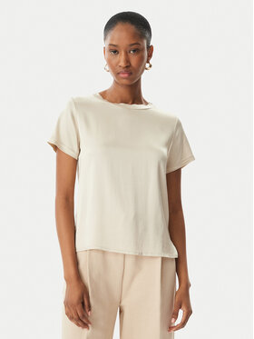 Maryley Maryley T-shirt 26EB820/35LA Svijetlo bež Regular Fit
