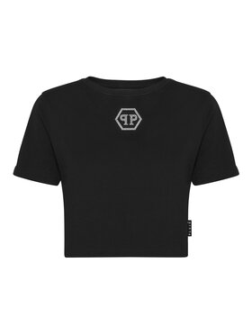 PHILIPP PLEIN PHILIPP PLEIN T-Shirt 11623 Černá Regular Fit