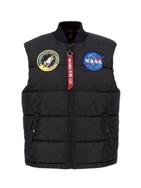 Alpha Industries Alpha Industries Kamizelka AI.118124-03-L Czarny Regular Fit