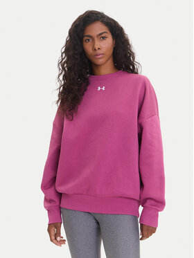 Under Armour Under Armour Суитшърт Ua Rival 1386463 Розов Oversize