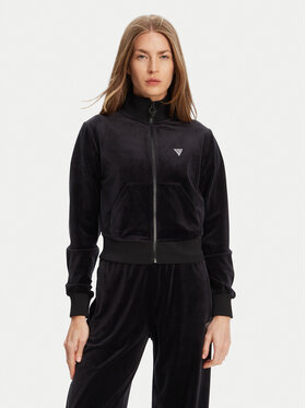 Guess Guess Μπλούζα V3BQ22 K0232 Μαύρο Regular Fit