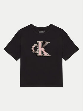 Calvin Klein Jeans Calvin Klein Jeans Tricou IG0IG02806 Negru Boxy Fit