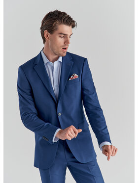Pako Lorente Pako Lorente Marynarka P22SF-3G-019 Granatowy Slim Fit