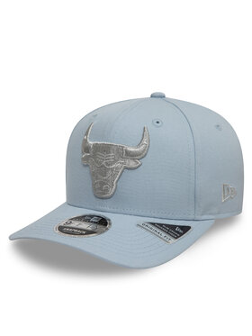 New Era New Era Czapka z daszkiem Chicago Bulls Metallic 9FIFTY 60595209 Błękitny