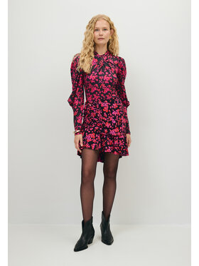 BIZUU BIZUU Mini sukně MEXICANA FLORAL MINI SKIRT Růžová Standard Fit