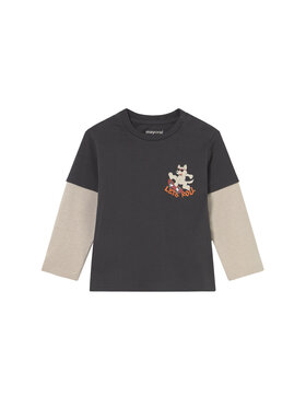 Mayoral Mayoral Särkpluus 2062 Must Regular Fit