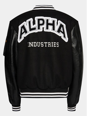 Alpha Industries Bomber College 146111 Crna Relaxed Fit