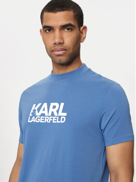 KARL LAGERFELD T-shirt 755087 Plava Regular Fit