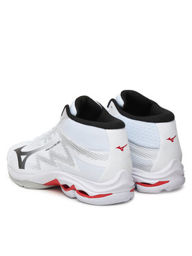 Mizuno Mizuno Čevlji za športe v zaprtih prostorih Wave Lightning Pro Mid V1GA2665 59 Bela
