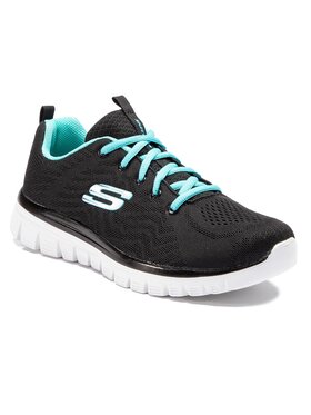 Skechers Skechers Boty Get Connected 12615/BKTQ Černá