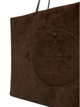 Tory Burch Tory Burch Τσάντα Ella Suede Tote 170980 Καφέ