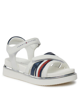 Tommy Hilfiger Sandale Velcro Sandal T3A2-33240-0273 M Bijela