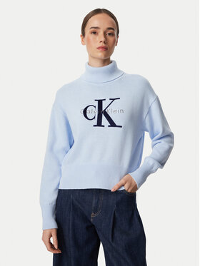 Calvin Klein Jeans Calvin Klein Jeans Golf LV047H329G Niebieski jasny Regular Fit