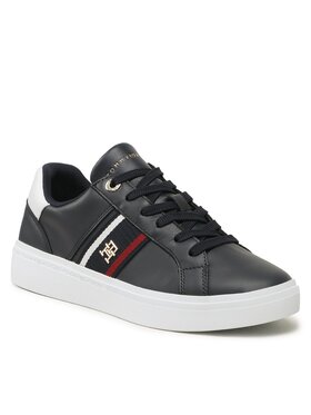 Tommy Hilfiger Tommy Hilfiger Sneakersy Corp Webbing FW0FW07379 Granatowy