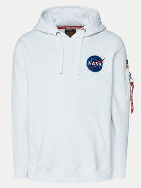 Alpha Industries Alpha Industries Sweatshirt Nasa 178317 Weiß Regular Fit