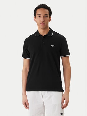 Emporio Armani Emporio Armani Polo EM001380 AF20424 UC001 Czarny Regular Fit