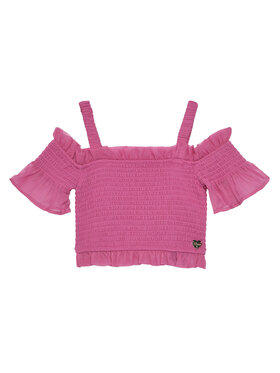 Guess Guess Bluse J5GH02 WA2T0 Rosa Regular Fit