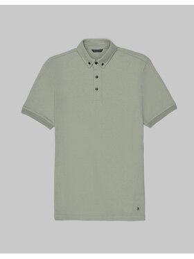 Borgio Borgio Polo corio Zielony Classic Fit