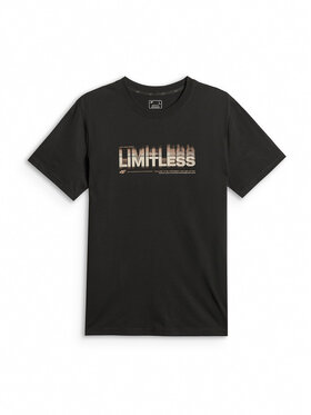 4F 4F T-Shirt LIMITLESS DESERT Czarny Regular Fit