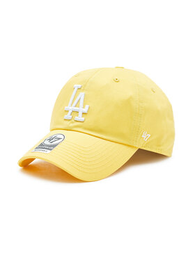 47 Brand 47 Brand Шапка с козирка MLB Los Angeles Dodgers '47 CLEAN UP B-RGW12GWSNL-MZB Жълт