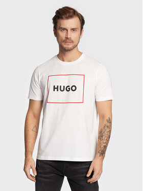 Hugo Hugo T-Shirt Dumex 50475330 Biały Regular Fit