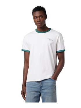 Wrangler Wrangler T-Shirt 112371497 Biały Regular Fit