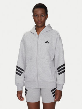 adidas adidas Bluză Future Icons 3-Stripes JE0172 Gri Regular Fit