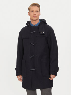 BOSS Boss Gyapjú kabát 50528188 Sötétkék Regular Fit