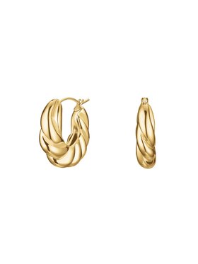 Rosefield Rosefield Kolczyki Hoops Collection Złoty