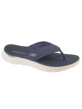 Skechers Skechers Japonki Skechers Go Walk Flex Sandal - Holly Granatowy