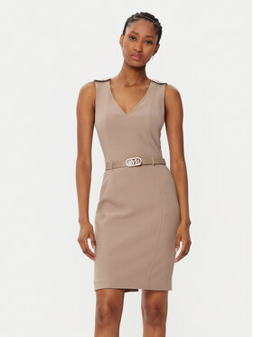 Marciano Guess Marciano Guess Kokteilikleit 5RGK10 6302A Beež Bodycon Fit