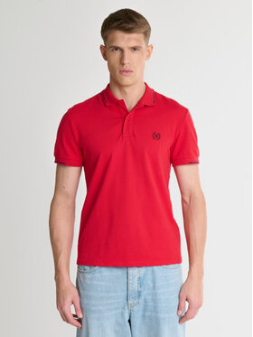 BIG STAR BIG STAR Polo POLIAN_603_150 Czerwony Basic Fit