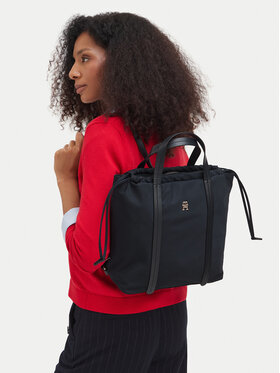 Tommy Hilfiger Tommy Hilfiger Rucsac Th Soft Nylon Tote/Backpack AW0AW19029 Bleumarin