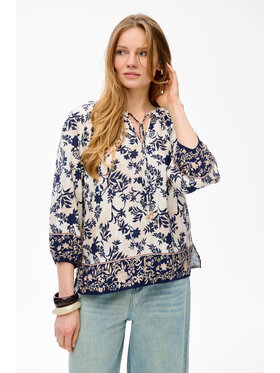 blue shadow blue shadow Bluzka Nori Niebieski Regular Fit