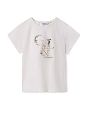 Mayoral Mayoral T-Shirt 854 Écru Regular Fit